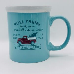 DesignPac Christmas Noel Farms Fresh Christmas Trees Red Truck Holiday Mug  20oz